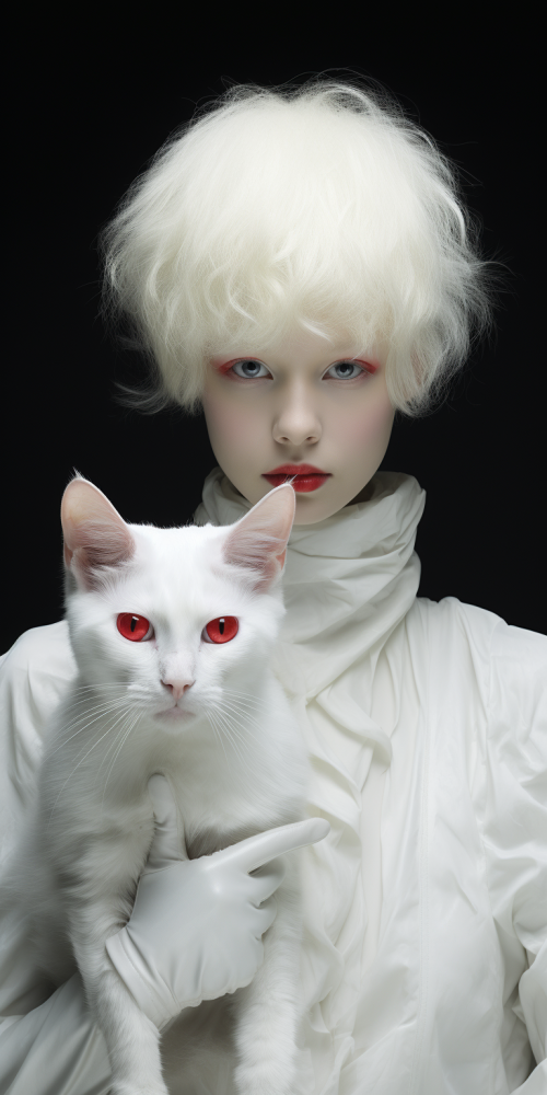 le chat blanc
